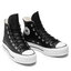 Converse Plátěnky Converse Ctas Lift Clean Hi 561675C Black/Black/White