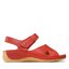Pollonus Sandale Pollonus 5-1517-002 CZERWONY LICO