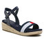 Tommy Hilfiger Espadrilles Tommy Hilfiger Rope Wedge Sandal T3A2-31053-0048Y004 M Blue/White/Red Y004