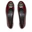 Tory Burch Baleríny Tory Burch Claire Cap-Toe Ballet 156159 Dark Carmine / Gold / Silver 500