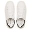 Calvin Klein Сникърси Calvin Klein Squared Flatform Cupsole Lace Up HW0HW01775 White/Black 0K8