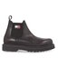 Tommy Jeans Ghete Tommy Jeans Tjm Napa Leather EM0EM01254 Black BDS