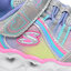 Skechers Sneakersy Skechers Rainbow Lux 302308N/SMLT Silver/Multi