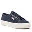 Superga Tenisky Superga 2740 Platform S21384W Navy/Favorio
