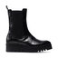 Solo Femme Bokacsizma Solo Femme 38809-12-L45/000-13-00 Fekete