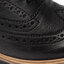 Clarks Félcipő Clarks Baille Brogue 261574144 Black Leather