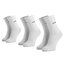 Fila Set de 3 perechi de șosete medii unisex Fila F9630 White