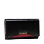 Peterson Portofel Mare de Damă Peterson PL 466 Black/Red