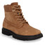 Calvin Klein Jeans Ghete Calvin Klein Jeans Eva Mid Laceup Boot Suede YM0YM00802 Monks Rob/Black/Orange Pop 0HD