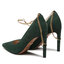 Baldowski Scarpe stiletto Baldowski D04100-1451-004 Zielony Zamsz 728