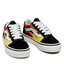 Vans Scarpe sportive Vans Old Skool VN0A5AOAXEY1 (Flame) Black/True White
