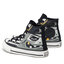 Converse Plátenky Converse Ctas Hi 372729C White/Black/Gold