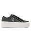 Calvin Klein Jeans Teniszcipő Calvin Klein Jeans Cupsole Flatform Ny Pearl Wn YW0YW01221 Black/Lavender Aura BEH