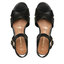 Tamaris Espadrile Tamaris 1-28001-20 Black Leather 003