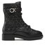 Calvin Klein Bottines Calvin Klein Combat Boot HW0HW01525 Seasonal Black Mono 0GK