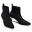 Tommy Hilfiger Botine Tommy Hilfiger Tommy Knit Kitten Heel Boot FW0FW04973 Black BDS