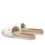 Tommy Hilfiger Espadrilles Tommy Hilfiger Th Textured Flat Sandal FW0FW06438 Ecru YBL