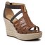 MICHAEL Michael Kors Еспадрили MICHAEL Michael Kors Bradley Wedge 40S3BYMS2B Brn/Luggage