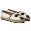 KARL LAGERFELD Еспадрили KARL LAGERFELD KL80111 White Lthr/Textile