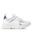 Tommy Hilfiger Sneakers Tommy Hilfiger Low Cut Lace-Up Sneaker T3A4-32162-0196 S White/Silver/Blu Y955