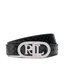 Lauren Ralph Lauren Дамски колан Lauren Ralph Lauren Oval Rev 25 412883817001 Black/Black