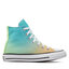 Converse Sneakers aus Stoff Converse Ctas Hi A00545C Citron Zest/Baltic Blue/White