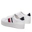 Tommy Hilfiger Сникърси Tommy Hilfiger Th Webbing Flatform Cupsole FW0FW06731 White YBR