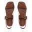 Tommy Hilfiger Sandale Tommy Hilfiger Hardware Flat Sandal FW0FW07094 Summer Cognac GU9