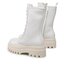 Calvin Klein Jeans Trappers Calvin Klein Jeans Flatform LAceup Boot Patent YW0YW00852 White YBR