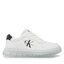 Calvin Klein Jeans Sneakers Calvin Klein Jeans Low Cut Lace Up Sneaker V3X9-80554-1355100- M White 100-