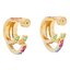 Kurt Geiger Fülbevaló Kurt Geiger Rainbow Triple Hoops 8843069429 Mult/Other