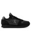 Calvin Klein Jeans Αθλητικά Calvin Klein Jeans Runner Sock Laceup Ny-Lth YM0YM00553 Triple Black 0GL