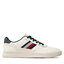 Tommy Hilfiger Αθλητικά Tommy Hilfiger Retro Court Cupsole Stripes Lea FM0FM04316 Ivory YBI