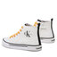 Calvin Klein Jeans Кецове Calvin Klein Jeans High Top Lace-Up Sneaker V3X9-80569-0890 S White/Black
