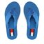 Tommy Jeans Žabky Tommy Jeans Webbing Mid Beach Sndl Nw Strip EN0EN02114 Deep Sky Blue C2P