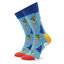 Happy Socks Σετ ψηλές κάλτσες παιδικές 2 τεμαχίων Happy Socks XKHLD02-0200 Έγχρωμο