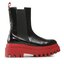 Calvin Klein Jeans Ghete Jodhpur Calvin Klein Jeans Flatform Chelsea Boot YW0YW00850 Black BDS