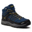 CMP Туристически CMP Kids Rigel Mid Trekking Shoe Wp 3Q12944J Blue Ink/Yellow