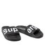 Superga Ciabatte Superga 1908 Slides Polysoft Black/White 910