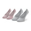 4F Set di 2 paia di pedulini da donna 4F H4L22-SOD001 Jasny Róż/Srebrny