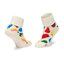 Happy Socks Ankelstrumpor barn 3-pack Happy Socks XKFLA08-3300 Vit