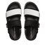 Calvin Klein Jeans Sandalen Calvin Klein Jeans Sandal Doublebar Hardware YM0YM00643 White/Black YBH