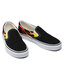 Vans Teniși Vans Classic Slip-On VN0A38F7PHN1 (Flame) Black/Black/Tr Wht