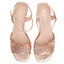 Menbur Sandále Menbur 21249 Rose Gold 0038