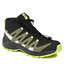 Salomon Bakancs Salomon Xa Pro V8 Mid Climasalomon™ Waterproof L47289400 Black/Deep Lichen Green/Safety Yellow