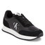 Calvin Klein Jeans Sportcipő Calvin Klein Jeans Retro Runner Low Laceup Ny Pearl YW0YW01056 Black/White BEH