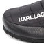 KARL LAGERFELD Papuci de casă KARL LAGERFELD KL72021 Black Synth Textile Mono