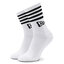 New Era 3 pár uniszex hosszú szárú zokni New Era Stripe Crew 13113626 White