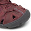 Keen Sandale Keen Clearwater Cnx Lleather 1025088 Wine/Red Dahlia