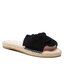 Manebi Espadrilles Manebi Sandals With Knot K 1.0 Black Soft Suede